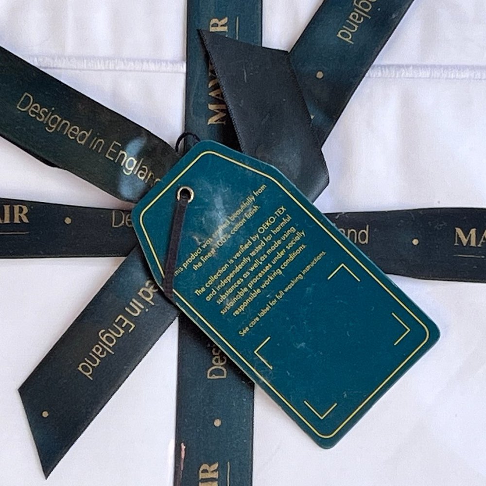 Mayfair HOTEL COLLECTION 100% Cotton QUEEN SIZE Sheet Set - double embroidered - Picture 3 of 5